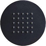 Bossini Tondo Душевая форсунка настенная d10x4,2 см, цвет: mat black I00175.073