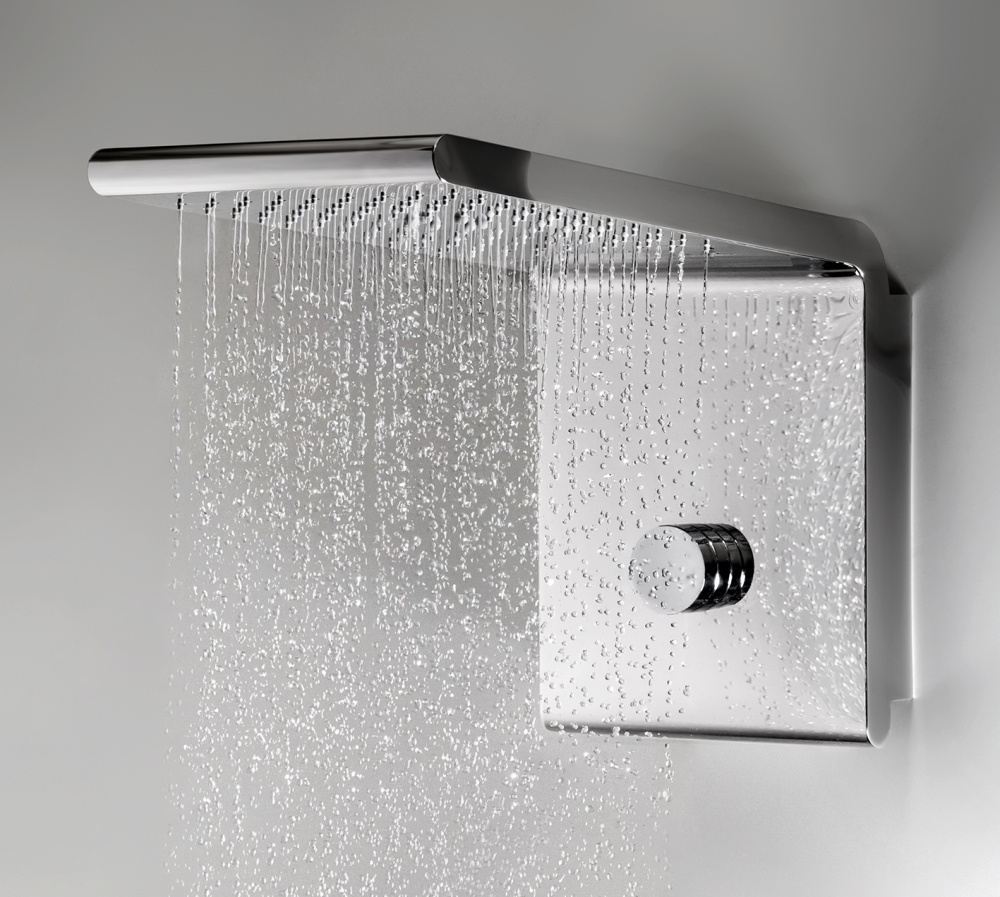 Bossini Syncro Душевая панель с термостатом - верхний душ, 3 вида струи, цвет: chrome I00590.030