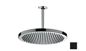 Bossini Apice Верхний душ d28 см, 1 вид струи, кронштейн потолочный 30 см, цвет: mat black H31430G.073