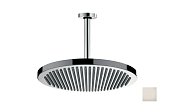 Bossini Apice Верхний душ d28 см, 1 вид струи, кронштейн потолочный 30 см, цвет: satin nickel H31430G.094