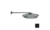 Bossini Apice Верхний душ d28 см, 1 вид струи, кронштейн настенный 33 см, цвет: mat black H70430H.073