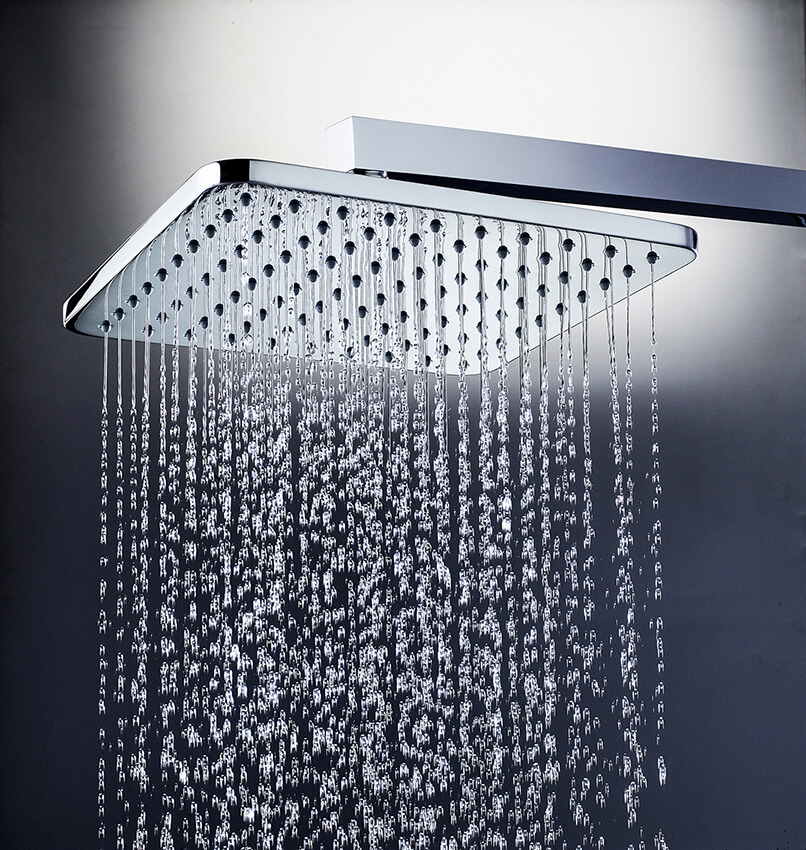 Bossini Cosmo Верхний душ 23x23 см, 1 вид струи, кронштейн настенный, цвет: chrome H69597H.030