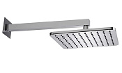 Bossini Cosmo Верхний душ 23x23 см, 1 вид струи, кронштейн настенный, цвет: chrome H69597H.030