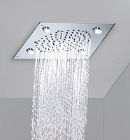 Bossini Cube Потолочный душ встраиваемый 26 см, 1 вид струи, LED, цвет: chrome I00723.030