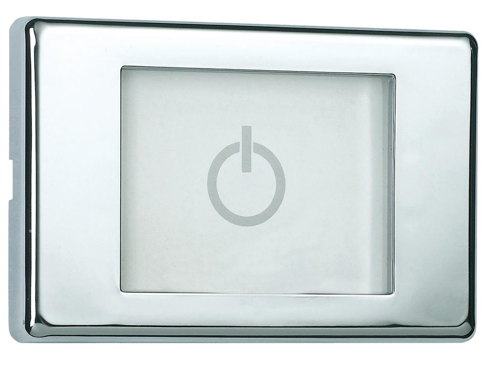 Bossini Cube Потолочный душ встраиваемый 26 см, 1 вид струи, LED, цвет: chrome I01723.030