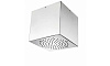 Bossini Cube Верхний душ 21x21 см, 1 вид струи, кронштейн потолочный 22,2 см, цвет: chrome H81720.030