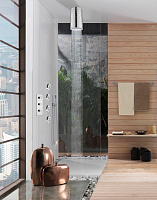 Bossini Oki Верхний душ d14 см, 1 вид струи, цвет: chrome H80166.030