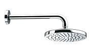 Bossini Oki Верхний душ d25 см, 1 вид струи, кронштейн настенный, цвет: chrome H71410G.030