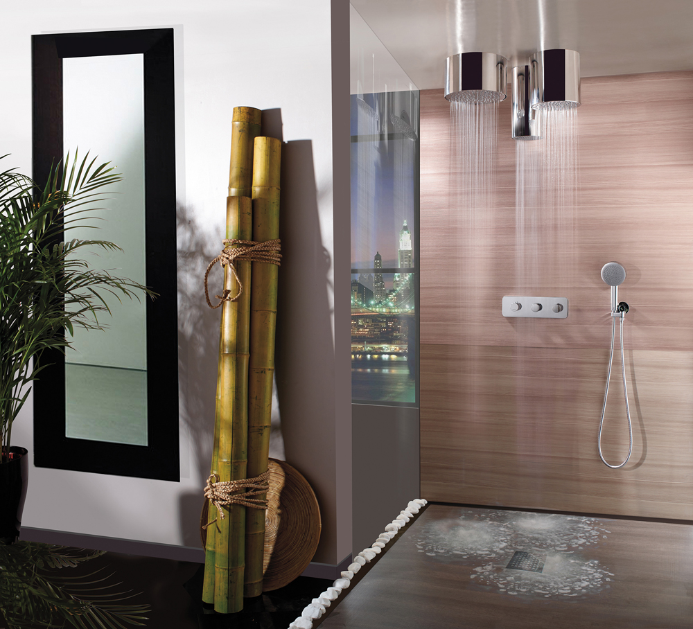 Bossini Oki Верхний душ d25 см, 1 вид струи, цвет: chrome H80410.030