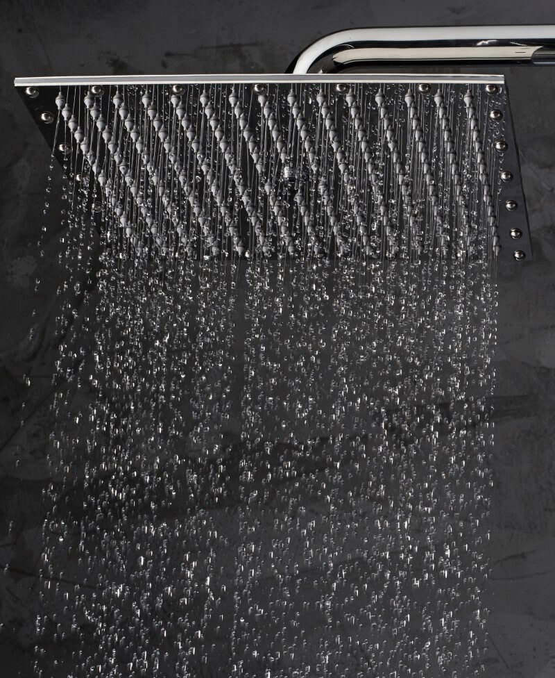 Bossini Paris Верхний душ 40x40 см, 1 вид струи, кронштейн потолочный, цвет: chrome H77604I.030