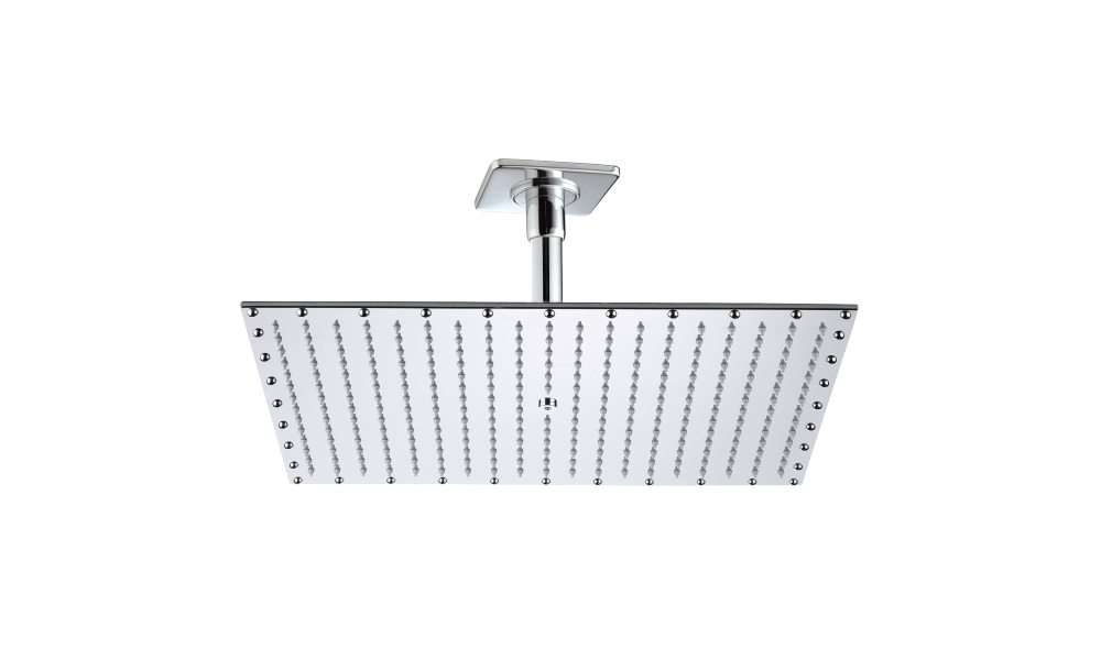 Bossini Paris Верхний душ 40x50 см, 1 вид струи, кронштейн потолочный, цвет: chrome H29608C.030