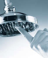 Bossini Retro Верхний душ d23 см, 1 вид струи, кронштейн настенный, цвет: chrome H18700G.030