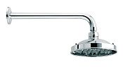 Bossini Retro Верхний душ d15 см, 1 вид струи, кронштейн настенный, цвет: chrome H18701G.030
