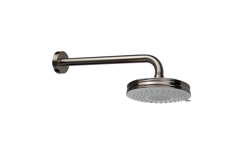 Bossini Liberty Верхний душ d21 см, 2 вида струи, кронштейн настенный, цвет: chrome H27743G.030