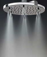 Bossini Nebulizair Верхний душ d22 см, 2 вида струи, кронштейн настенный, цвет: chrome H19625G.030