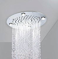 Bossini Oki Потолочный душ встраиваемый 29 см, 1 вид струи, LED, цвет: chrome I00724.030