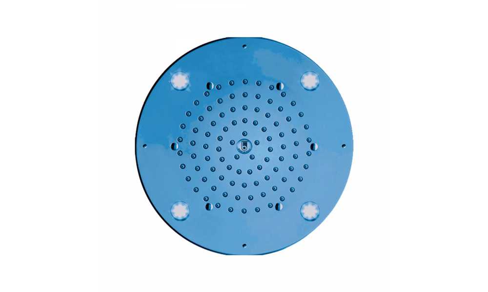 Bossini Oki Потолочный душ встраиваемый 29 см, 1 вид струи, LED, цвет: chrome I01724.030