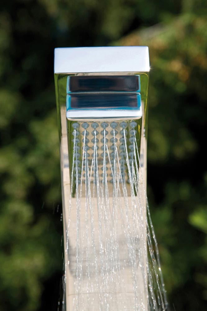 Bossini Arch Душевая колонна напольная, с верхним душем, 1 вид струи, цвет: chrome L00861.030