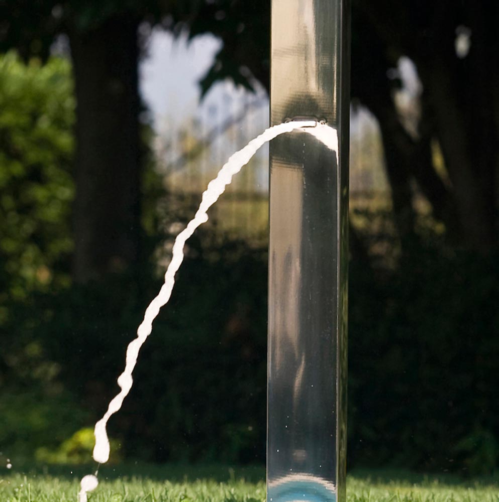 Bossini Arch Душевая колонна напольная, с верхним душем, 1 вид струи, цвет: chrome L00861.030