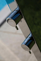 Bossini Arch Душевая колонна напольная, с верхним душем, 1 вид струи, цвет: chrome L00861.030