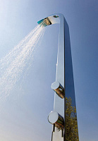 Bossini Arch Душевая колонна напольная, с верхним душем, 1 вид струи, цвет: chrome L00861.030