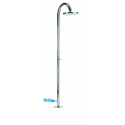 Bossini Oki Душевая колонна напольная, с верхним душем, только для холодной воды, цвет: chrome L00816.030