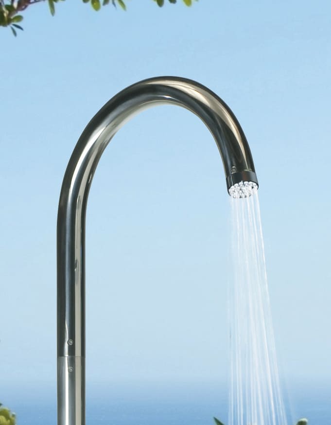 Bossini Pool Душевая колонна напольная, с верхним душем, 1 вид струи, цвет: chrome L00360.030