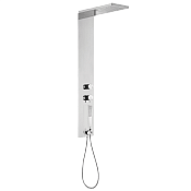 Bossini Manhattan Душевая панель с термостатом - ручной и верхний душ, 3 вида струи, цвет: chrome L00928.030