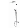 Bossini Cosmo Душевая стойка: смеситель, ручной и верхний душ, 1 вид струи, шланг, цвет: chrome L30001.030