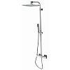 Bossini Cosmo Душевая стойка: смеситель, ручной и верхний душ, 1 вид струи, шланг, цвет: chrome L30002.030