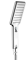 Bossini Cosmo Душевая стойка: смеситель, ручной и верхний душ, 1 вид струи, шланг, цвет: chrome L40001.030