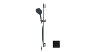 Bossini Apice Душевой комплект: штанга 90 см, ручной душ 1 вид струи, шланг, цвет: mat black DA5059-N.073