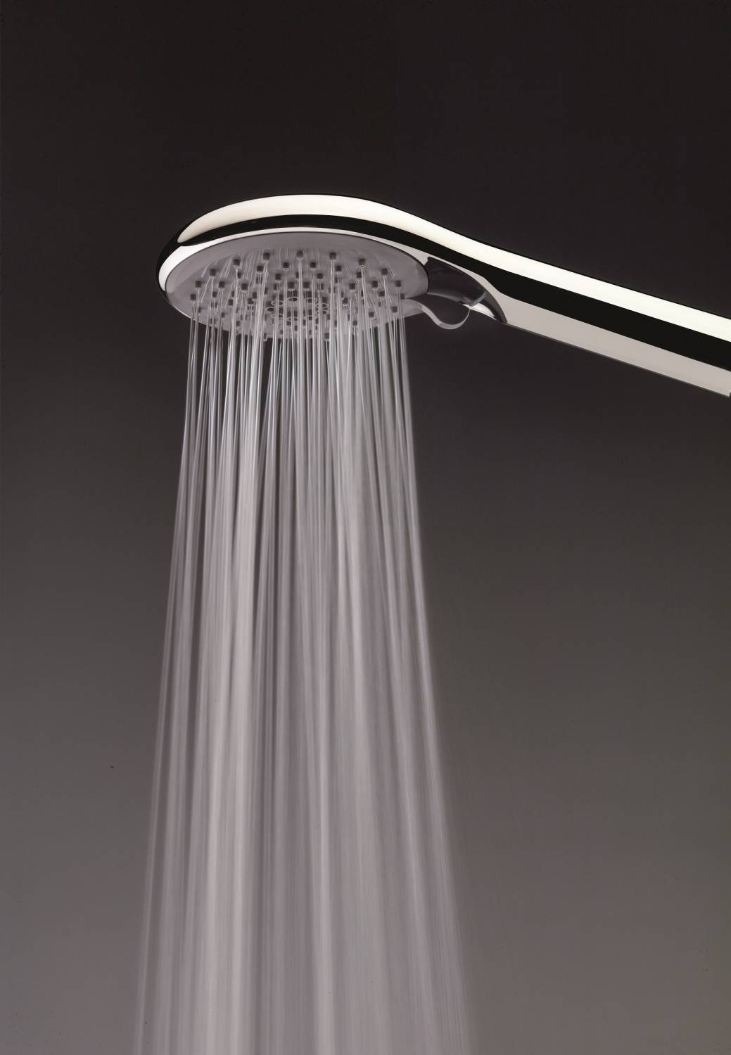 Bossini Syncronia Душевой гарнитур: душевая лейка 3 вида струи, шланг, держатель, цвет: mat black C12035C.073