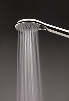 Bossini Syncronia Душевой гарнитур: душевая лейка 3 вида струи, шланг, держатель, цвет: mat black C12035C.073