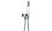 Bossini Cube Душевой гарнитур: ручной душ, держатель с подводом воды, шланг, цвет: chrome C55001.030