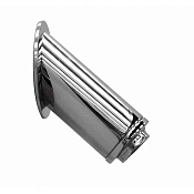 Bossini Antivandalismo Верхний душ настенный, d3.5 см, наклон 48 градусов, цвет: chrome HA1000.030