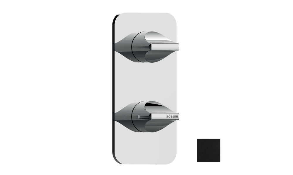 Bossini Apice Наружная часть термостата HighFlow, цвет: mat black Z035202.073