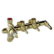 Bossini Apice Встраиваемая часть термостатического смесителя для душа на 2 потребителя Z00135000