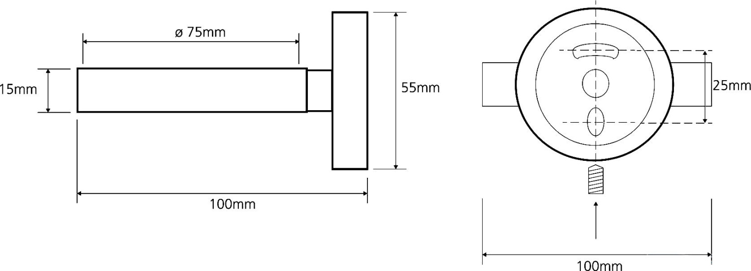 Bemeta Beta Держатель для фена подвесной цвет: хром 132117012
