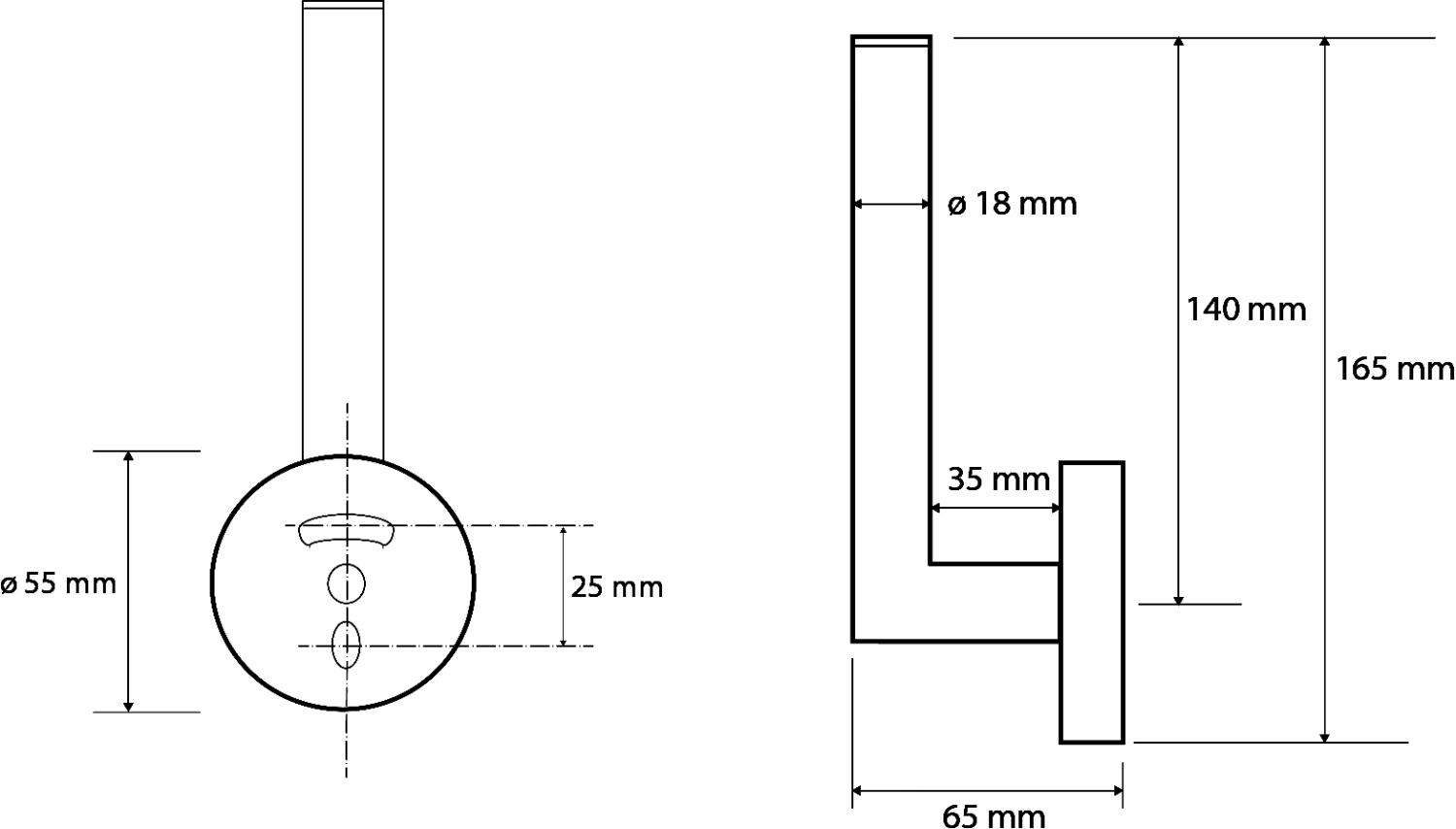 Bemeta Dark Держатель для запасных рулонов подвесной цвет: черный матовый 104112030