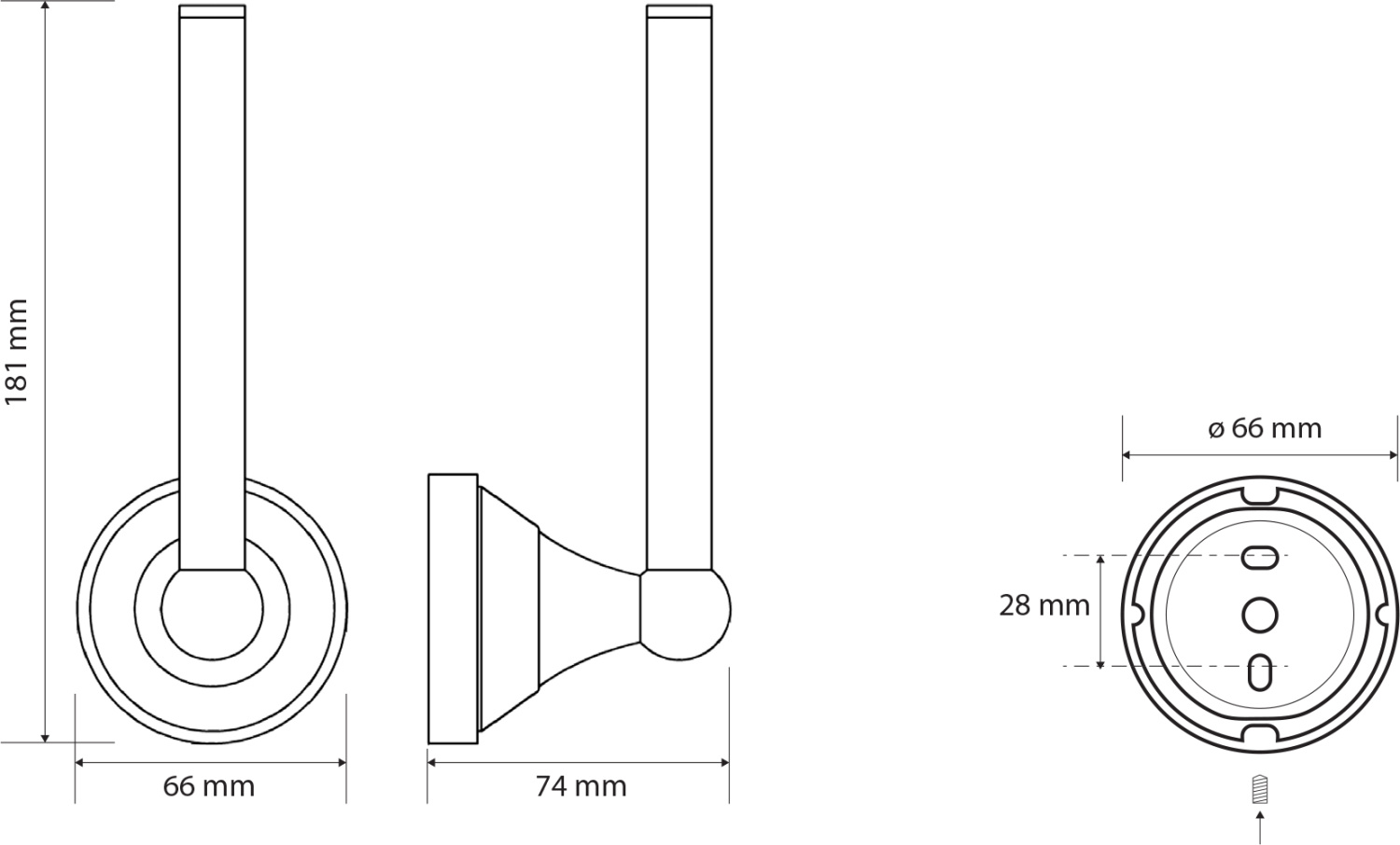 Bemeta Kera Держатель запасного рулона, цвет бронза 144712037
