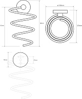 Bemeta Omega Держатель для фена подвесной цвет: хром 104117022