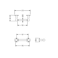 Devon&Devon New York Бумагодержатель, никель блестящий NY111NKS