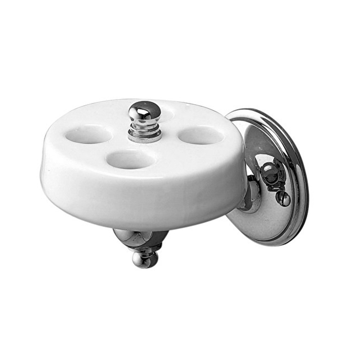 Devon&Devon Old Navy Держатель для зубных щеток подвесной, керамический, цвет: хром MIL599CR