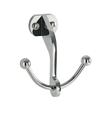 Kerasan Retro Крючок для полотенец двойной, подвесной, цвет: Cromo 742490