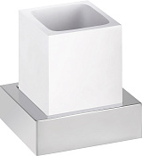 Bemeta Gamma Настенный держатель зубных щеток, керамический, цвет: хром 145511012