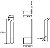 Bemeta Organic Держатель запасного рулона цвет: хром 157112031