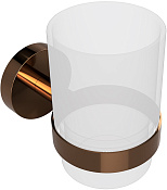 Bemeta Coral Держатель зубных щеток, стакан, цвет: медное золото глянцевое 158110012