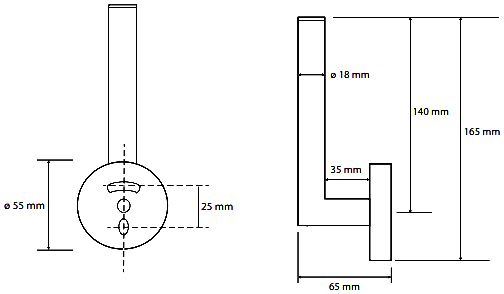 Bemeta Amber Держатель запасного рулона, цвет: медное золото матовoe 155112032