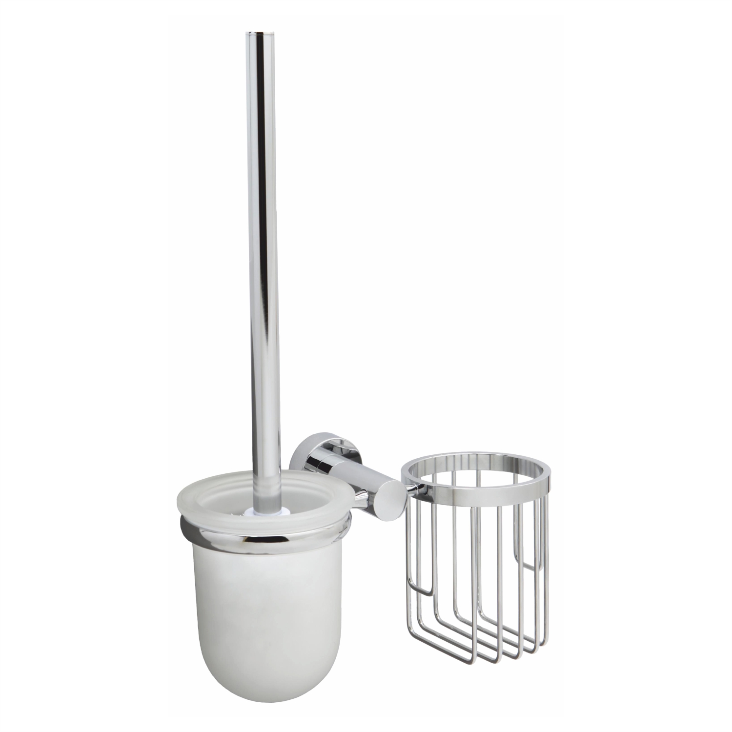 Wasserkraft Donau Ершик с держателем освежителя воздуха, подвесной, цвет: хром K-9435